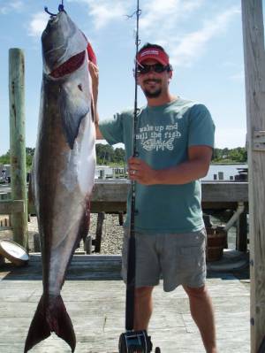 جوزيف ف. بيربيريتش الثاني كسر الرقم القياسي لأسماك الكوبيا التي تم اصطيادها في 6/10/06